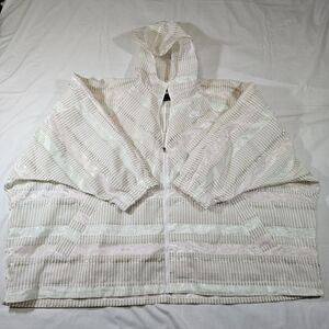 Nike Sportswear Women's Windrunner Earth Day Zip-Up Jacket Iridescent Sheer XXL